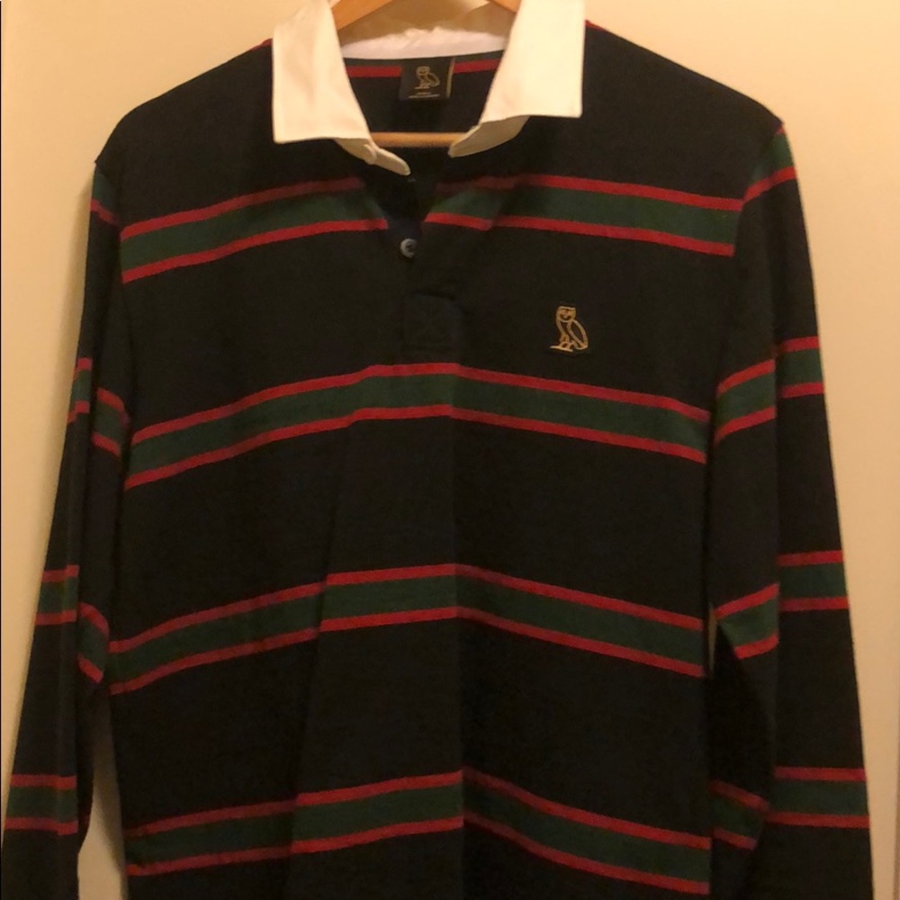 OVO long sleeve rugby shirt